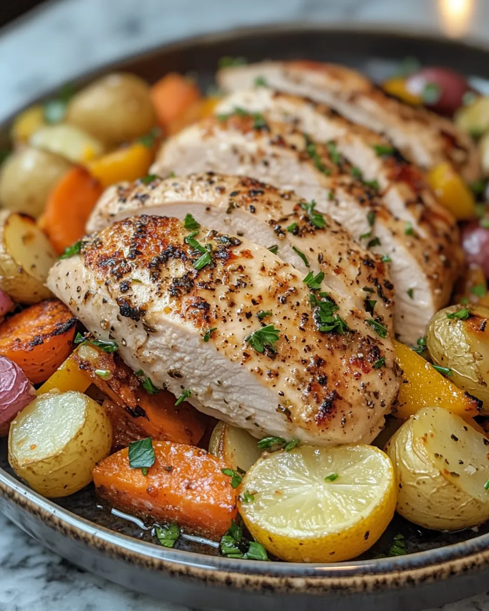 Sheet Pan Turkey Breast and Veggies Recipe