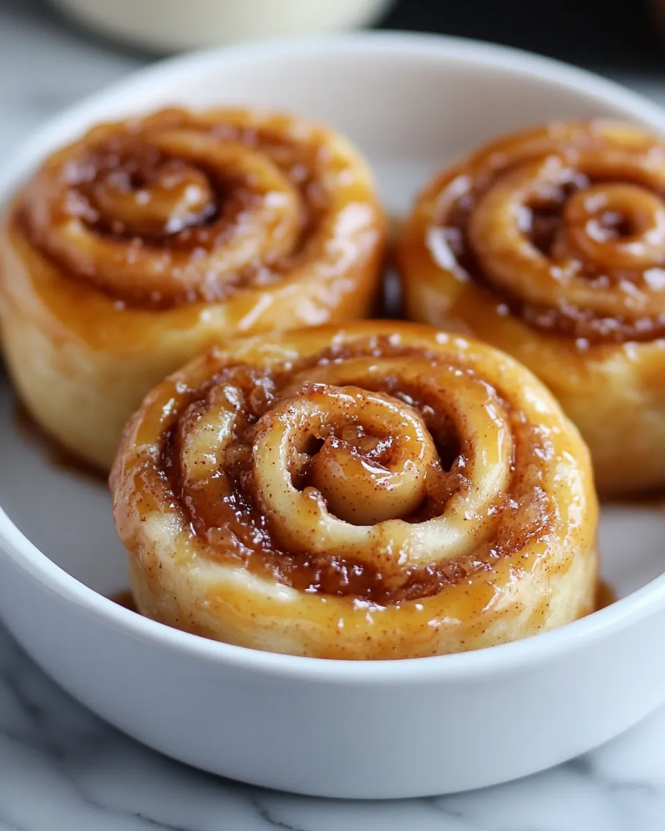 Caramel Apple Cinnamon Rolls Recipe