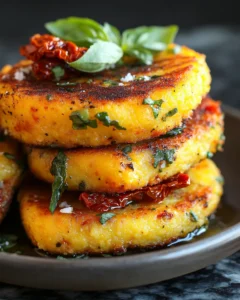 Sun-Dried Tomato & Basil Polenta Cakes Recipe 22 0 2 2025 10 26T184912.175