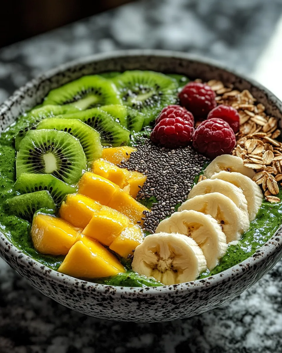 Glowing Green Smoothie Power Bowl Recipe