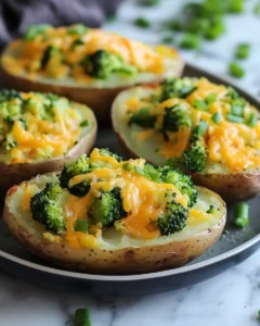 Broccoli Cheddar Twice-Baked Potatoes Recipe 27 0 2 21