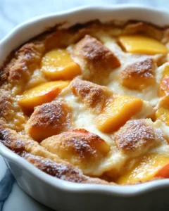 Overnight Peaches and Cream Breakfast Cobbler Recipe 36 0 2 3