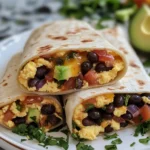 Southwestern Black Bean Breakfast Burritos 27 0 2 5