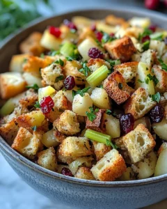 Cranberry Apple Harvest Stuffing Recipe 26 0 3 11