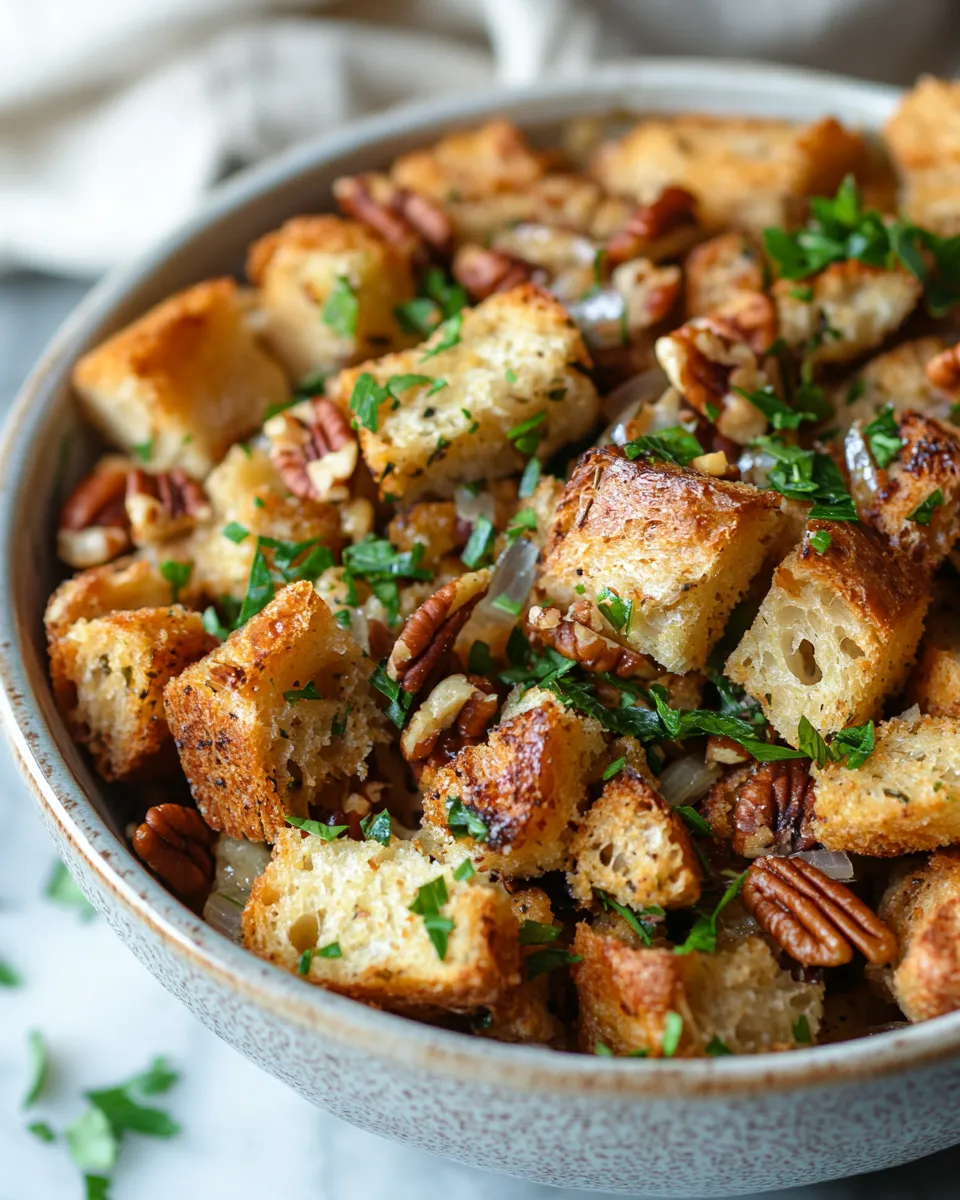 Pumpkin Spice & Pecan Stuffing Recipe