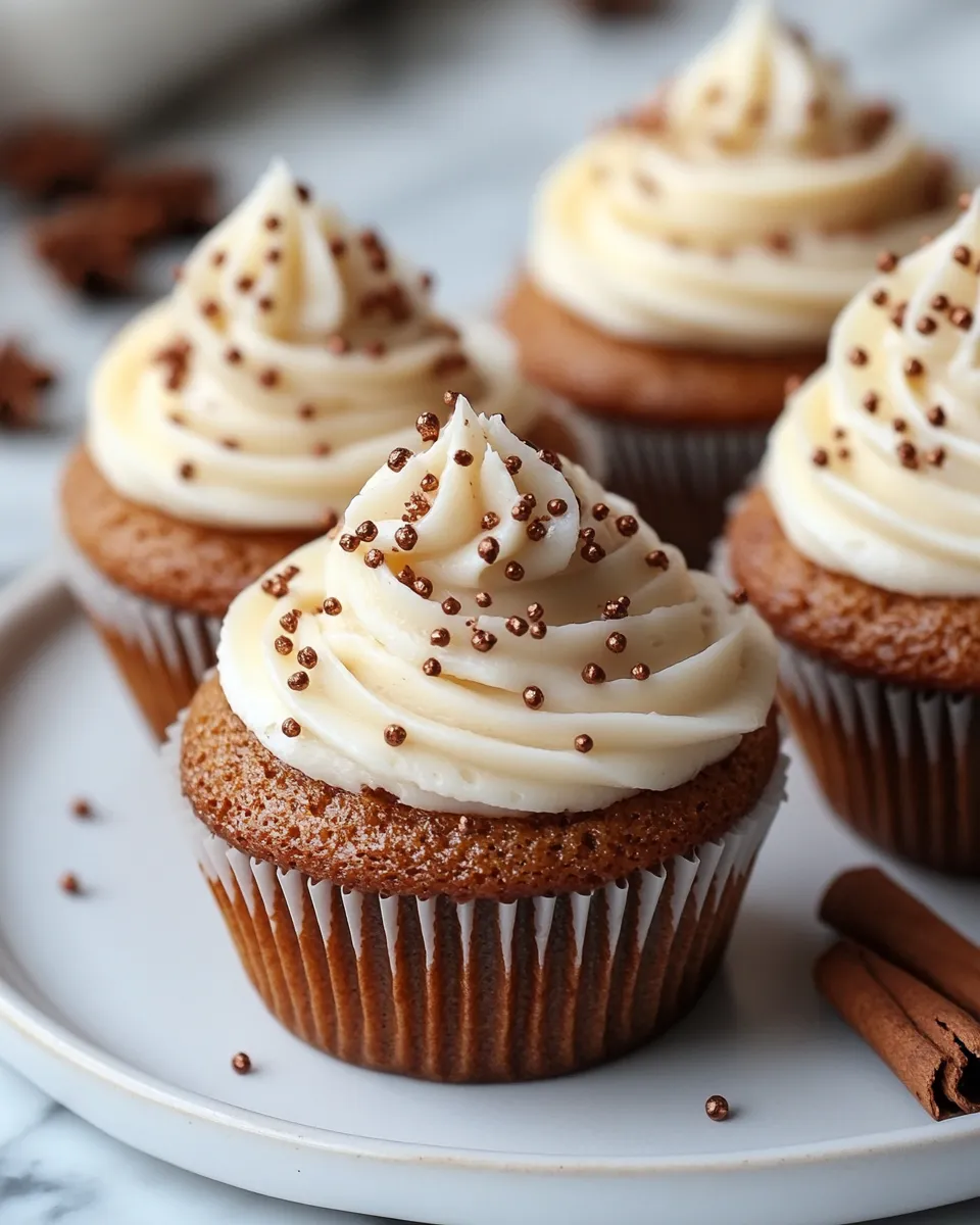 Gingerbread cupcakes Recipe