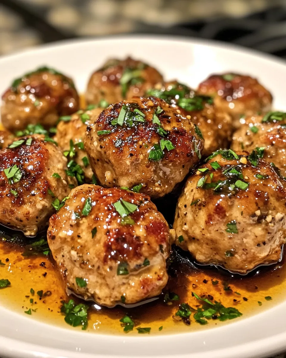 Maple Dijon Chicken Meatballs Recipe
