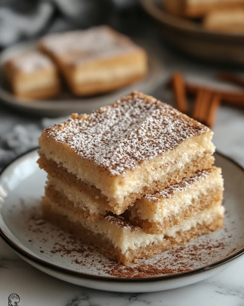 Frosted Cinnamon Sugar Cookie Bars Recipe