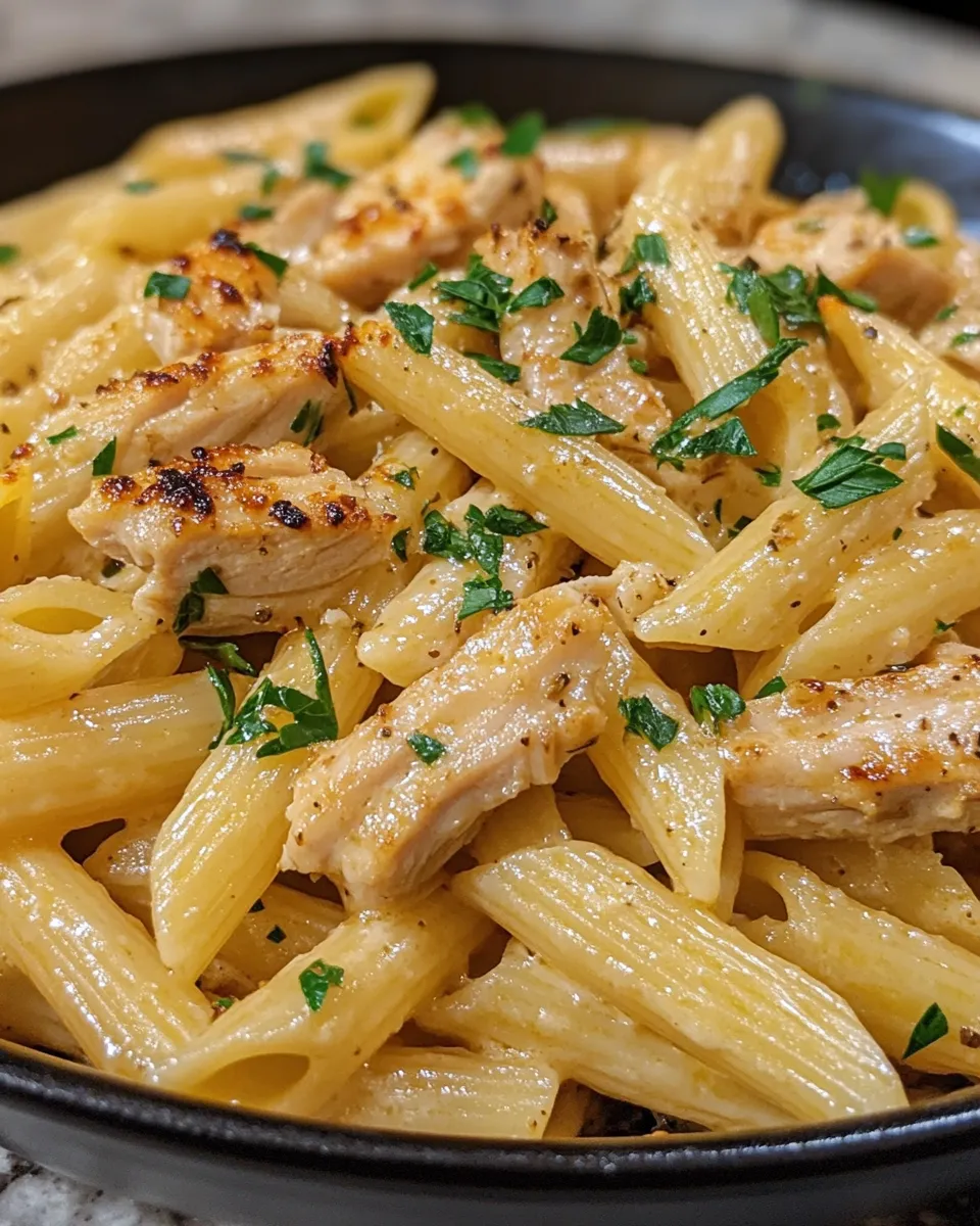 Garlic Butter Turkey Pasta Skillet Recipe