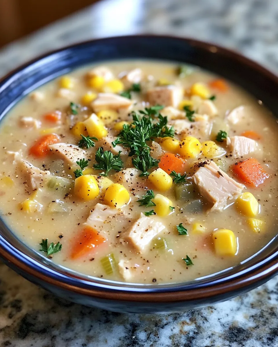 Turkey & Sweet Corn Chowder Recipe