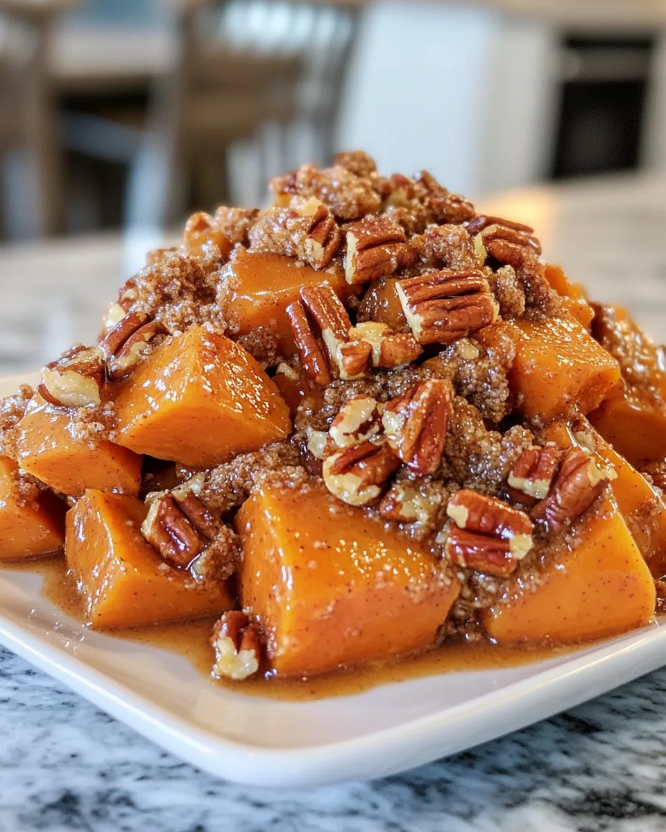 Maple Pecan Crunch Sweet Potato Bake Recipe