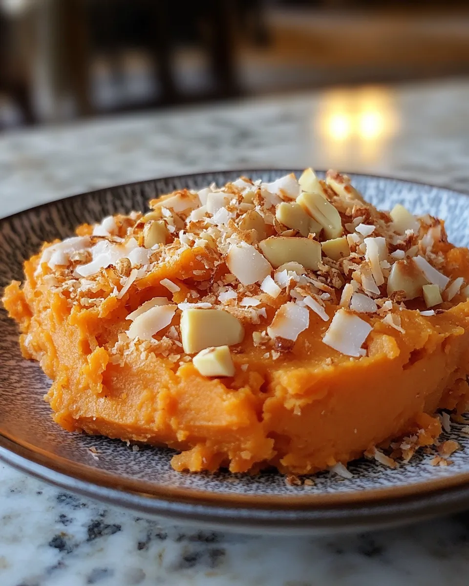Toasted Coconut & Macadamia Sweet Potato Recipe