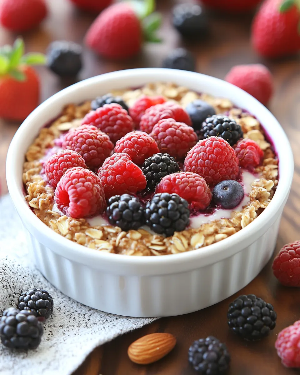 Sunrise Berry Baked Oatmeal Recipe