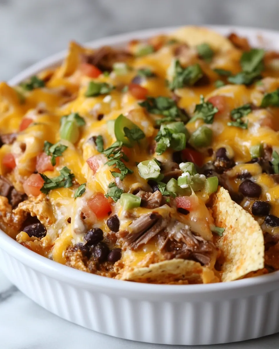 Hearty & Cheesy Prime Rib Cheesy Taco Casserole