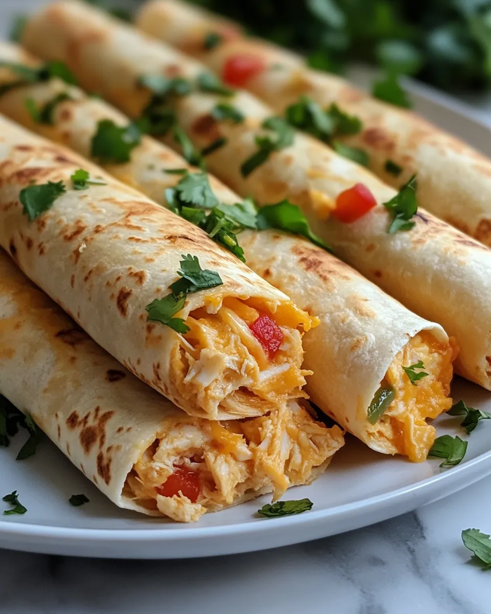 Homemade Crispy Chicken Taquitos Everyone Will Love