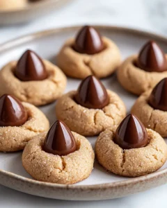 Festive Peanut Butter Blossom Cookies Recipe 27 0 0 35
