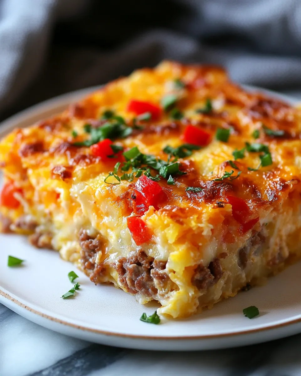 Cheesy Amish Breakfast Casserole Everyone Will Love