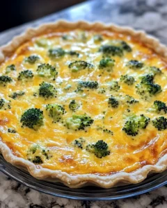 Easy Broccoli Cheddar Quiche Bake for Brunch 24 0 0 43