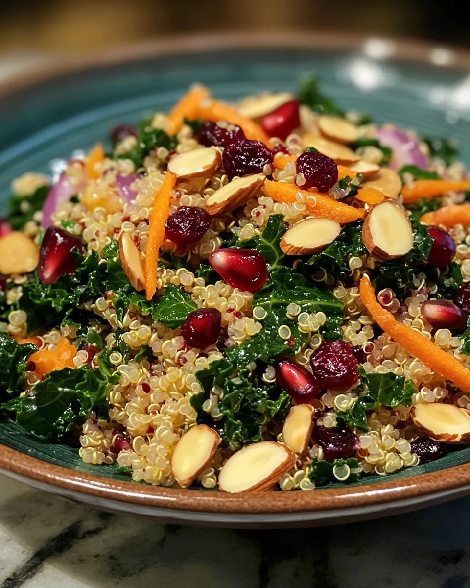 The Best Cozy Kale & Quinoa Salad Ever