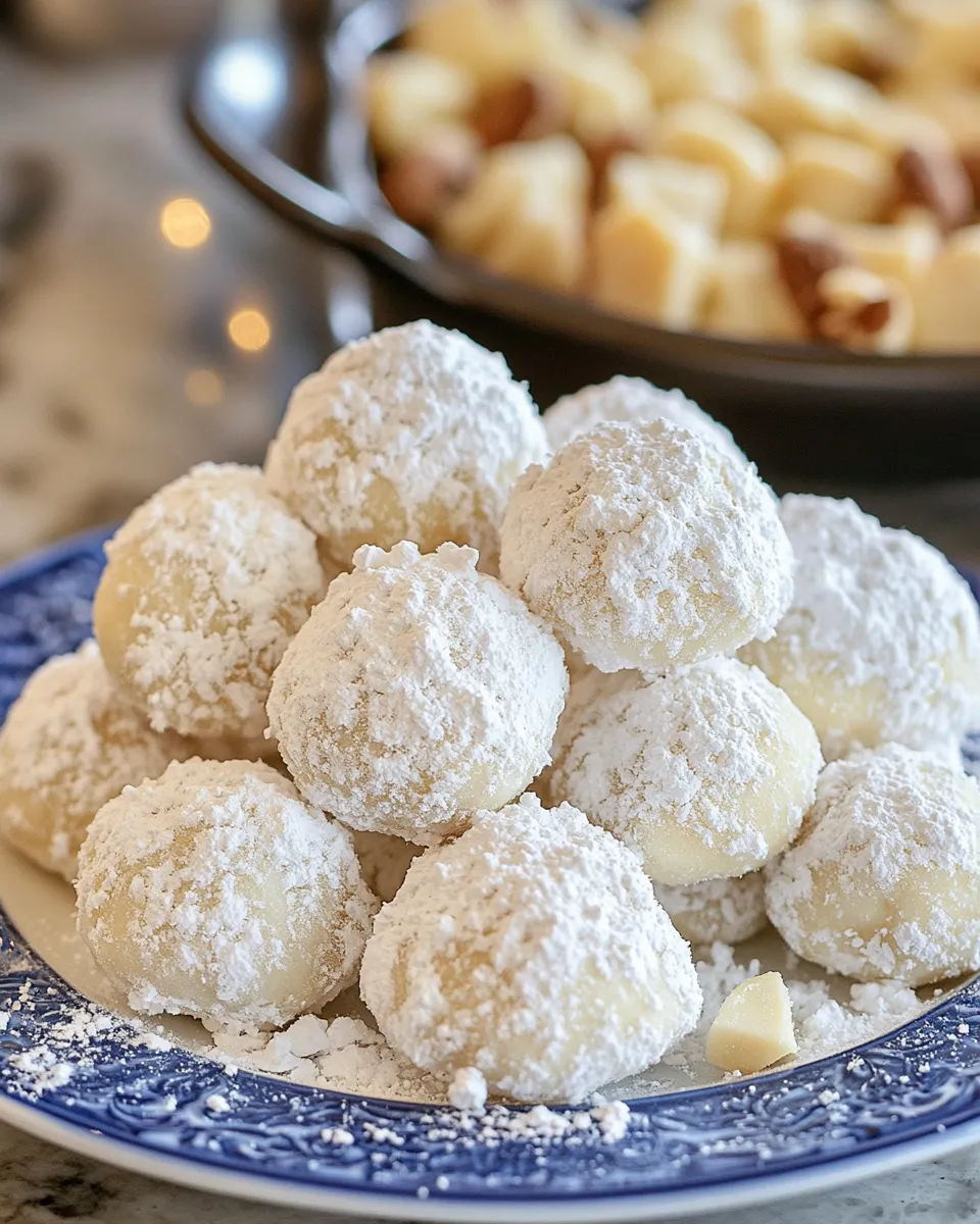 White Chocolate Snowballs Everyone Will Love