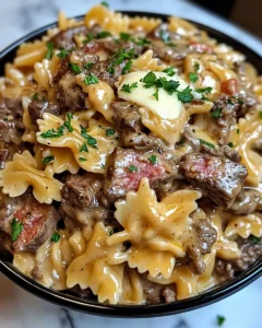 Creamy Steak & Sweet Onion Bowtie Pasta 24 0 1 2025 11 05T170045.845