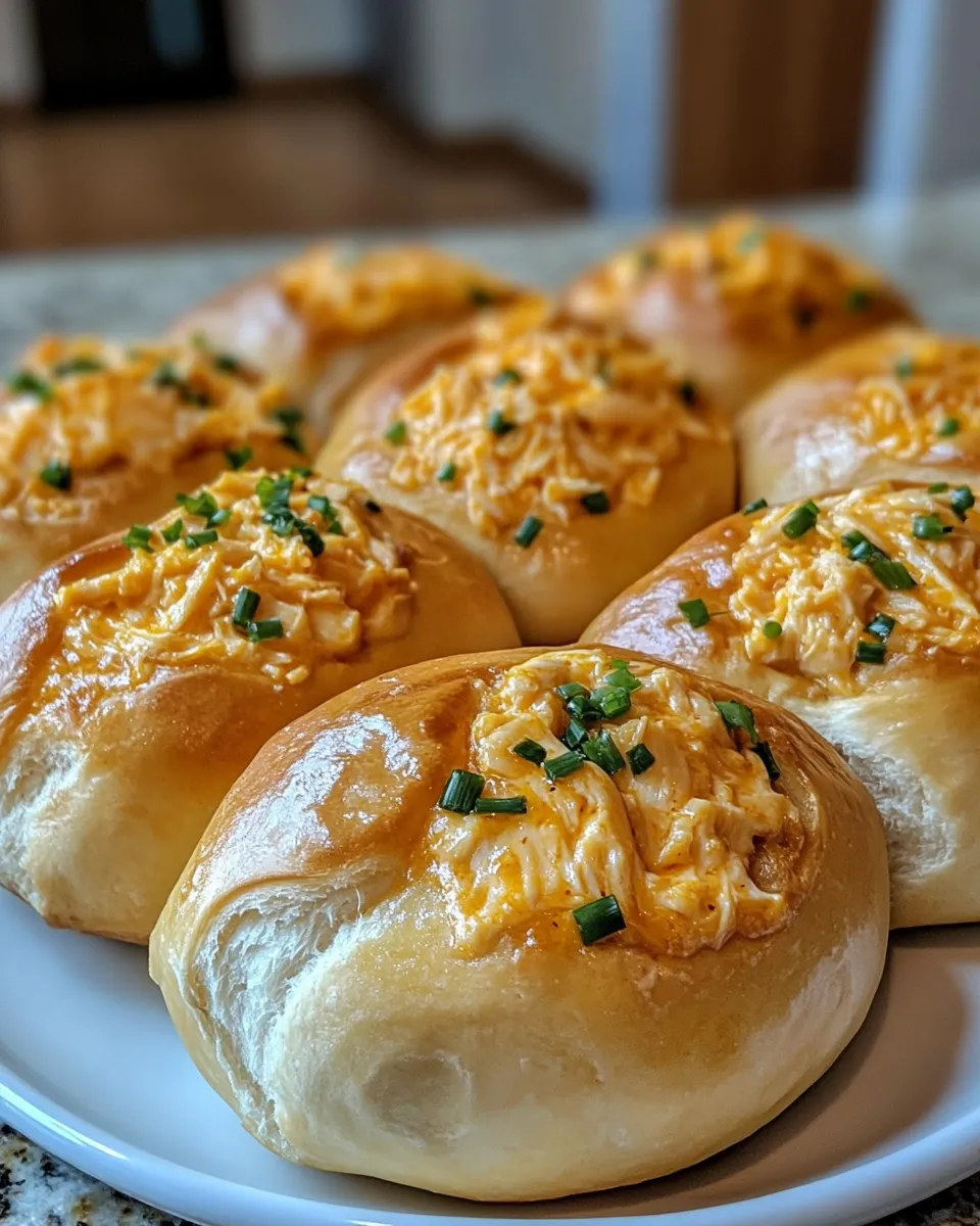 Homemade Cheesy Dynamite Chicken Buns