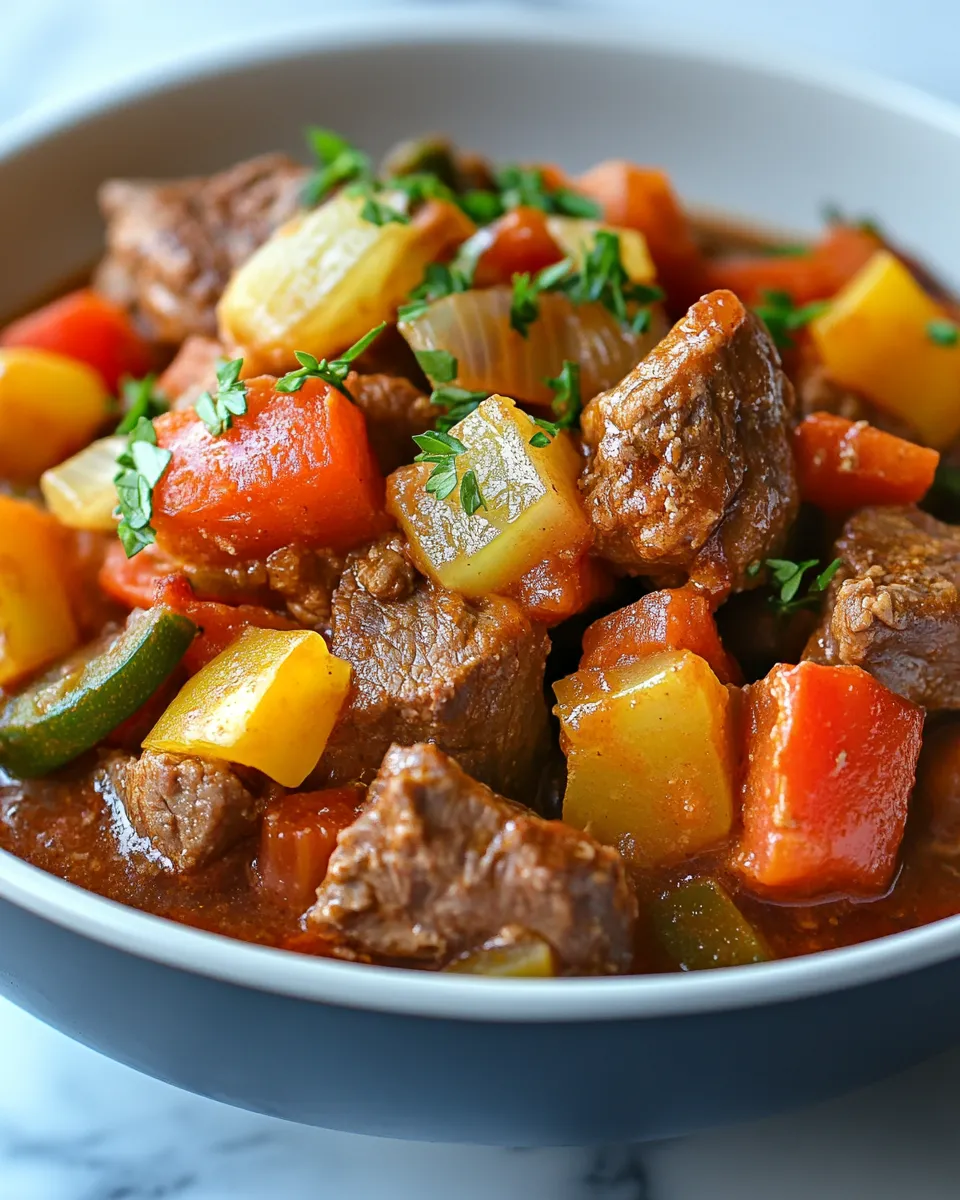 Quick Tuscan Beef Casserole Recipe