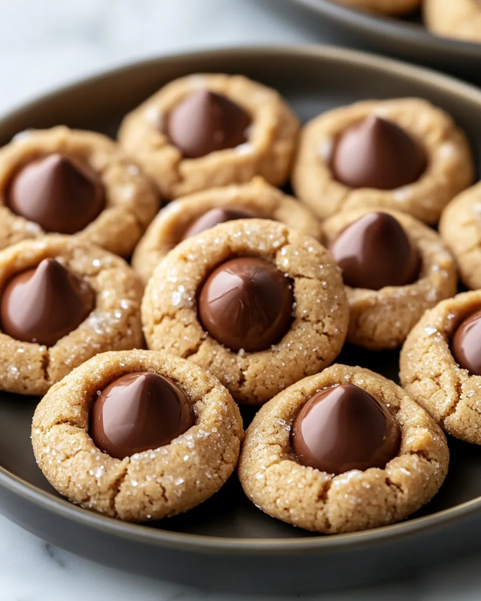 Classic Peanut Butter Blossom Cookies Recipe
