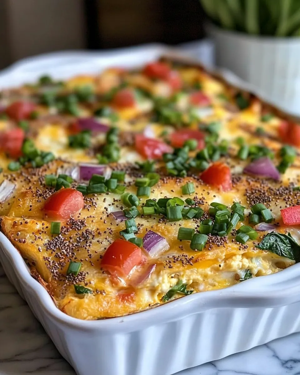 Everything Bagel Breakfast Casserole Everyone Will Love