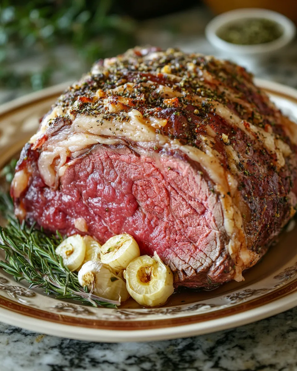Garlic Pepper Prime Rib Roast Everyone Will Love