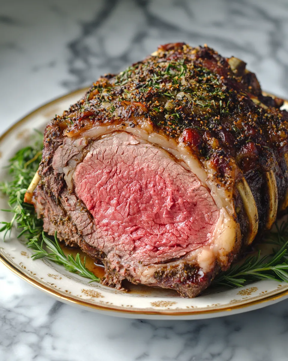 The Best Medium-Rare Prime Rib Dinner Ever