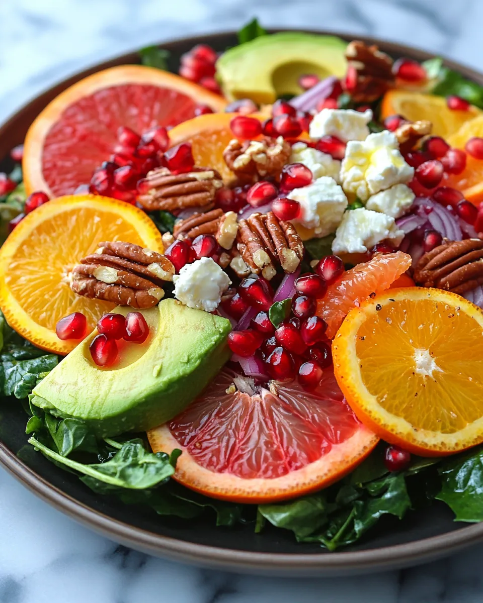 Citrus & Pomegranate Winter Salade Everyone Will Love