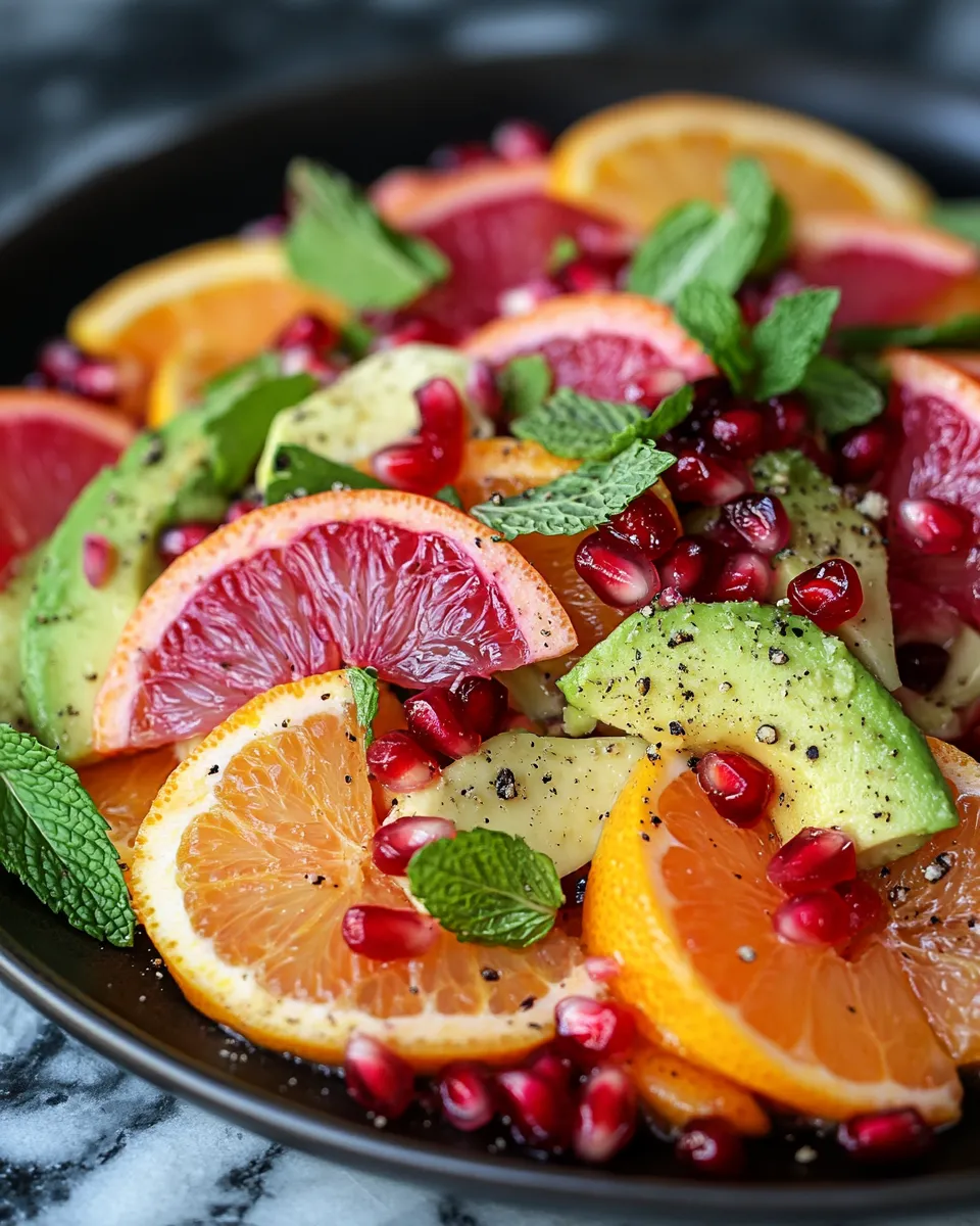 The Best Winter Citrus & Avocado Salad Ever
