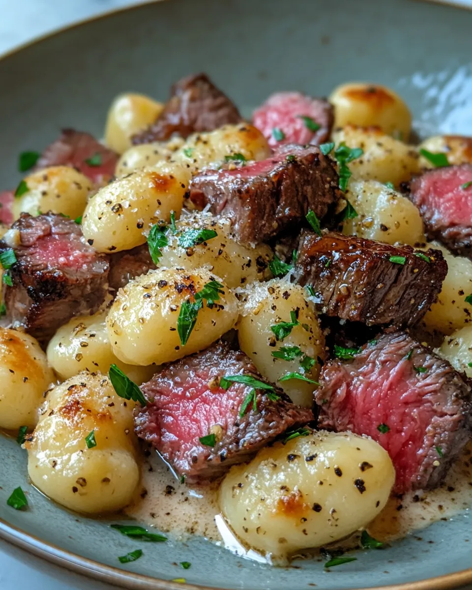 Creamy & Flavorful Prime Rib Garlic Gnocchi