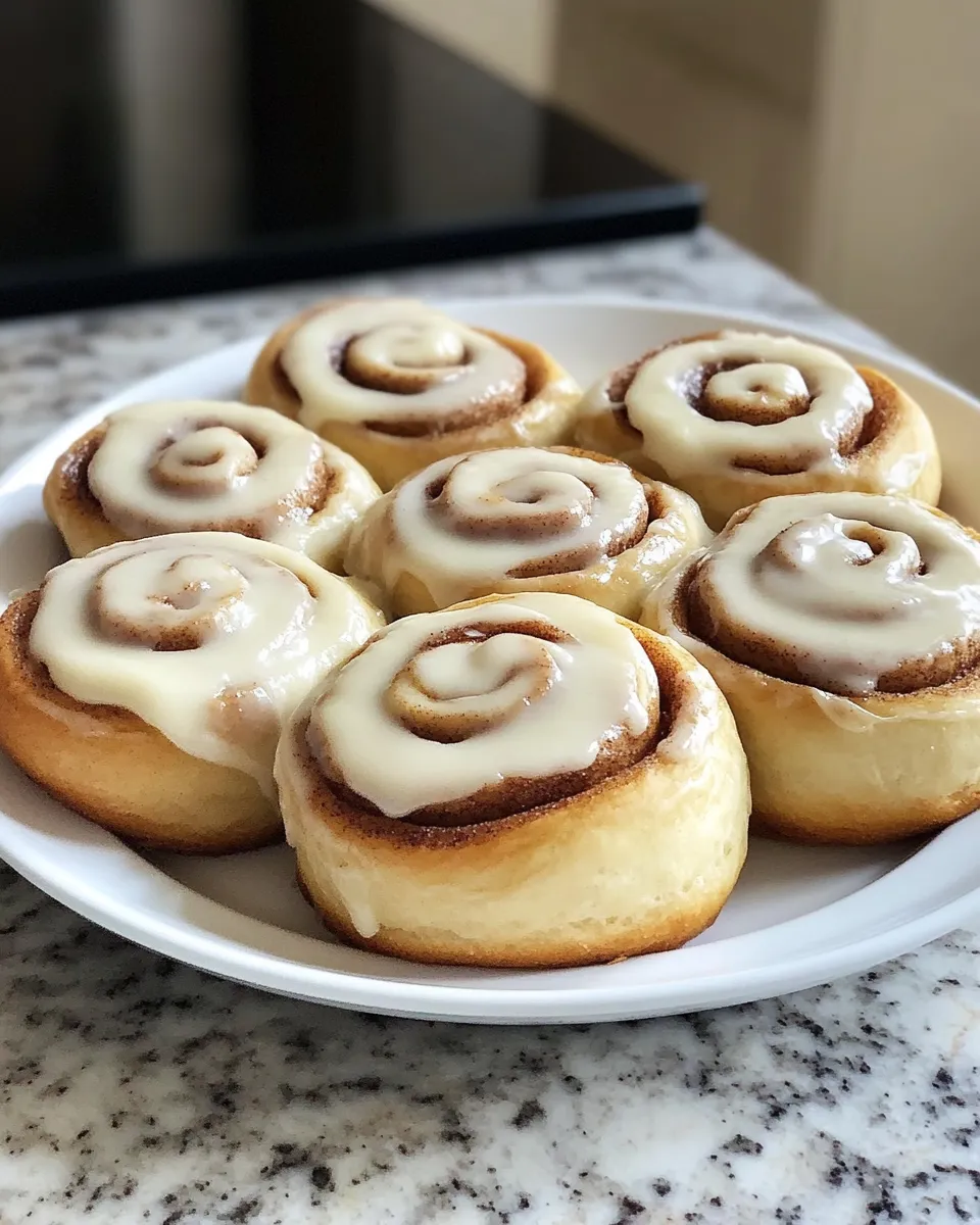 Homemade Cinnamon Rolls with Cream Cheese Icing