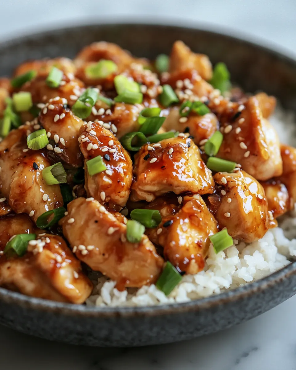 Easy Slow Cooker Honey Garlic Chicken Recipe
