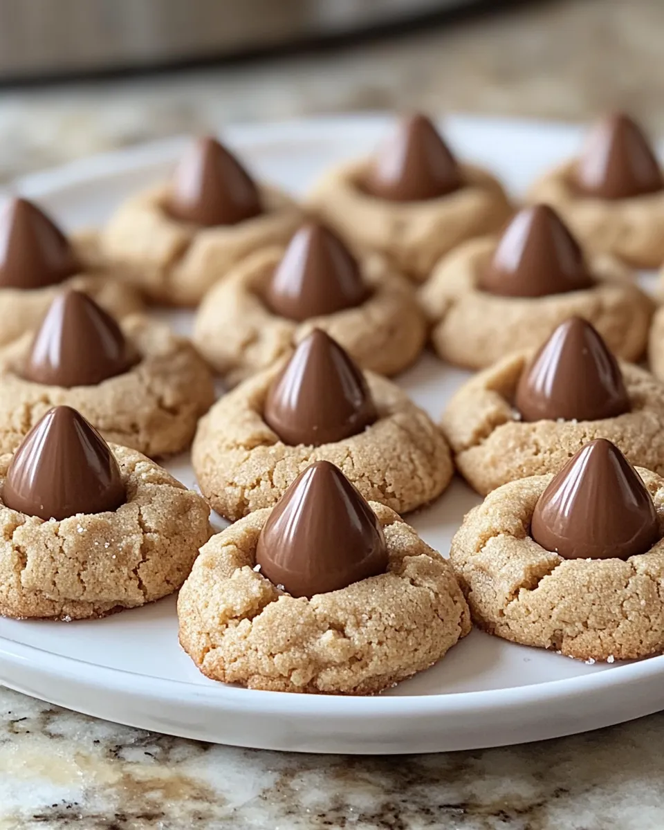 Peanut Butter Blossom Cookies Recipe