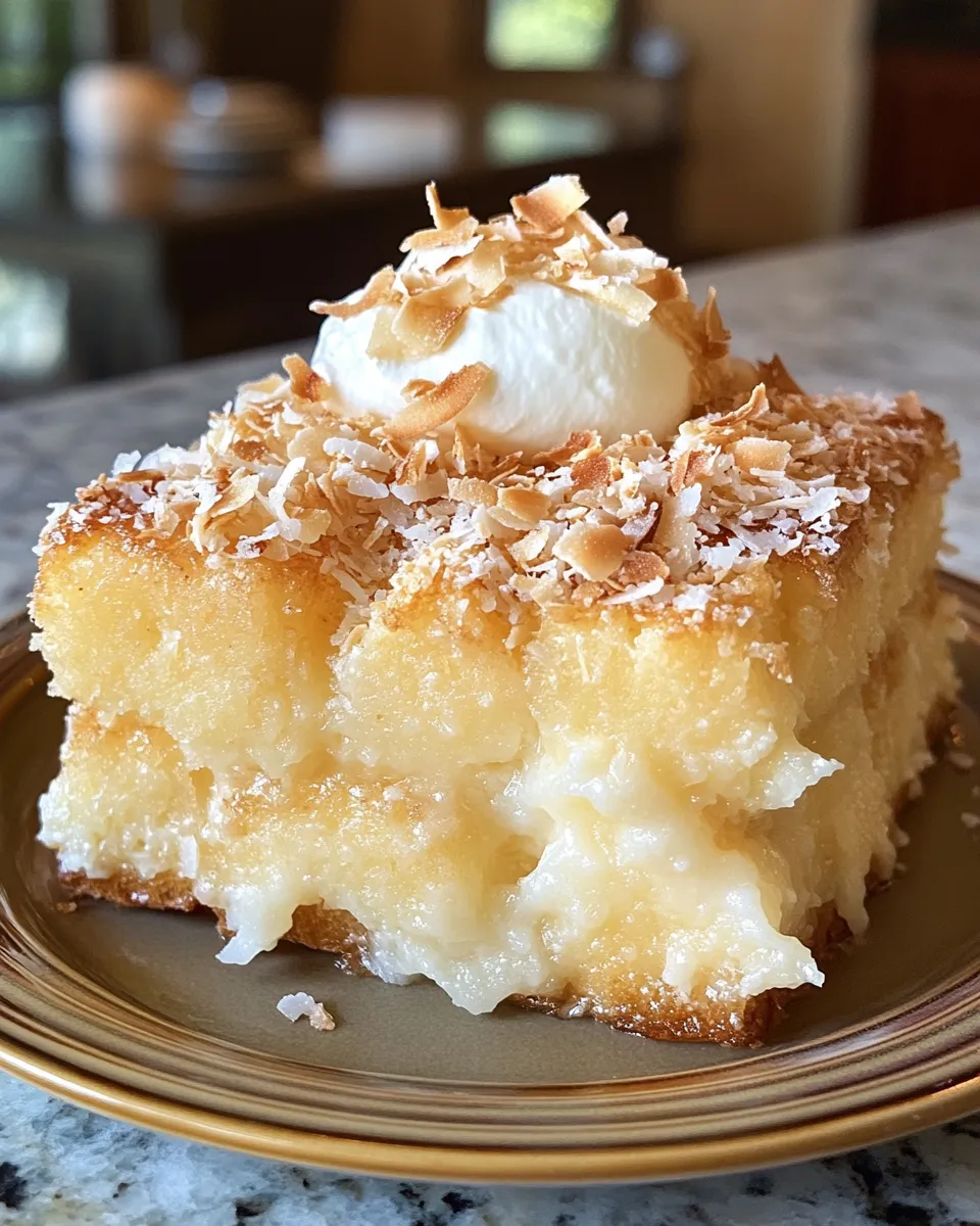 Simple & Irresistible Coconut Cream Pie French Toast Bake