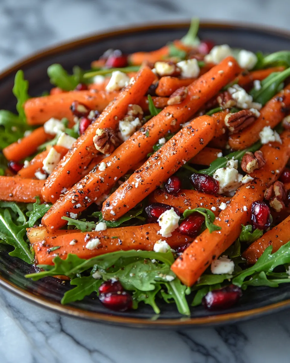 Honey Roasted Carrot & Arugula Salad Everyone Will Love