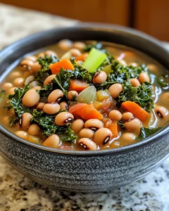 Easy, Comforting Crock Pot Hearty Black-Eyed Peas & Greens 27 0 2 95