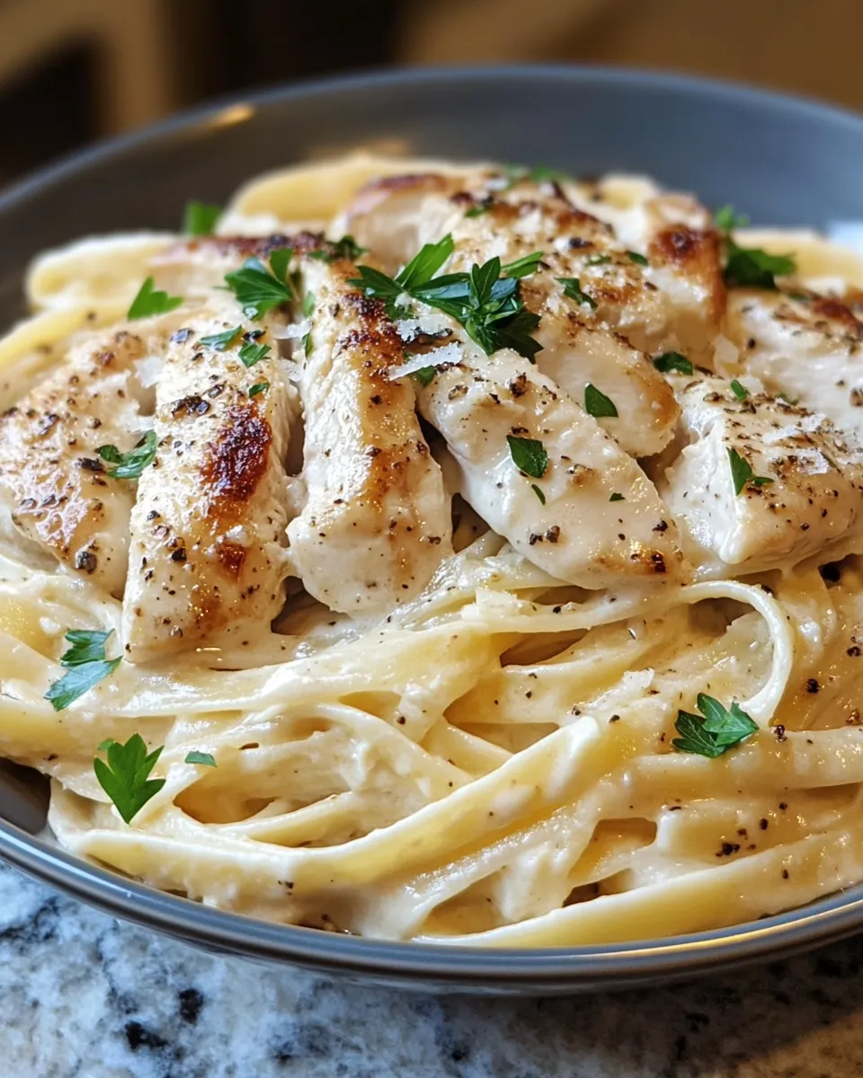 Homemade Creamy Chicken Alfredo Everyone Loves