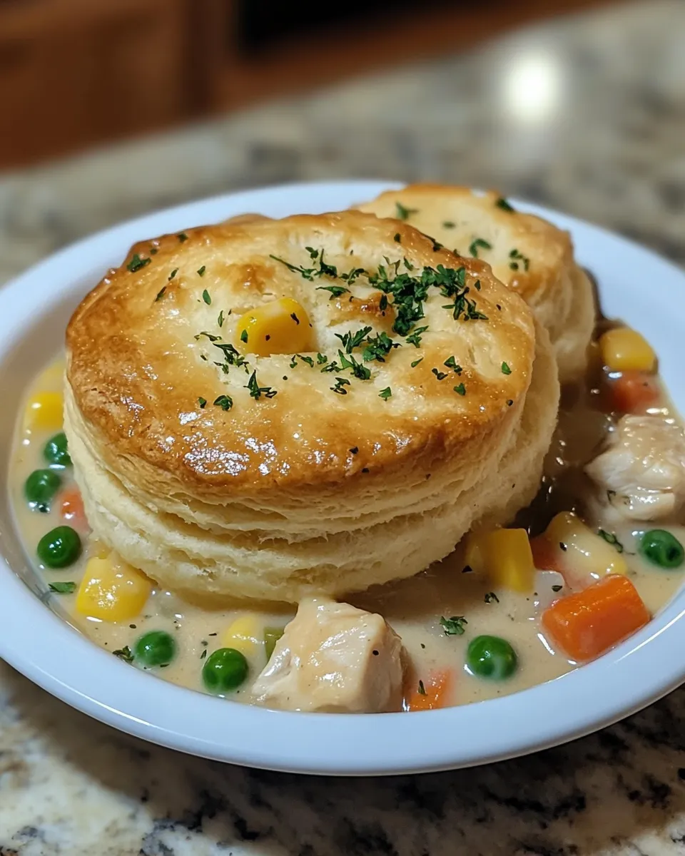 Delicious Red Lobster Biscuit Chicken Pot Pie at Home