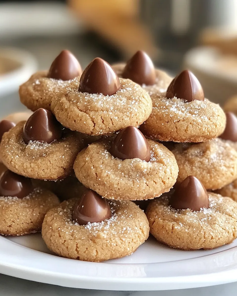 Old-Fashioned Peanut Butter Kiss Cookies Recipe