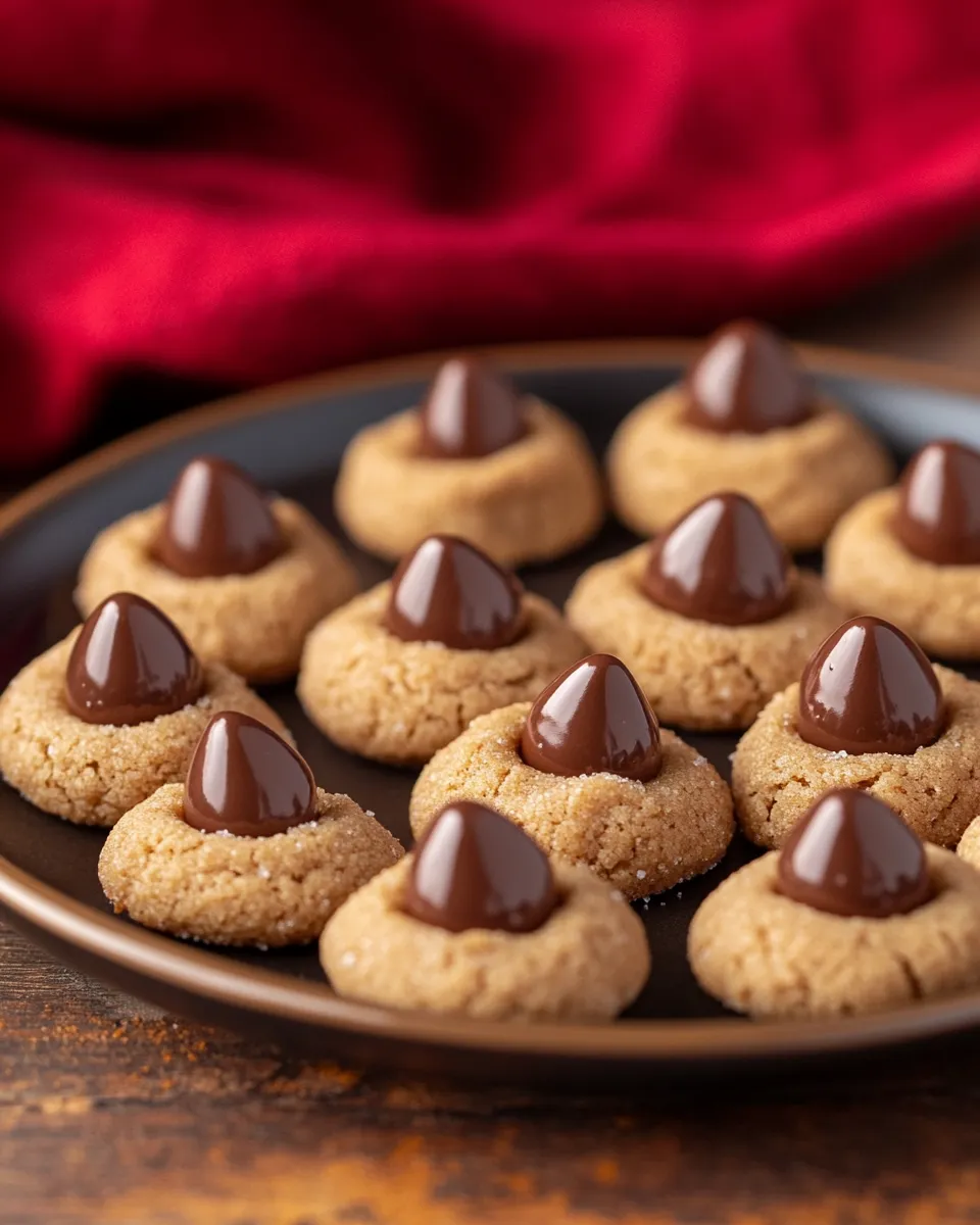 Irresistible Chewy Peanut Butter Blossoms with Hershey’s Kisses Recipe