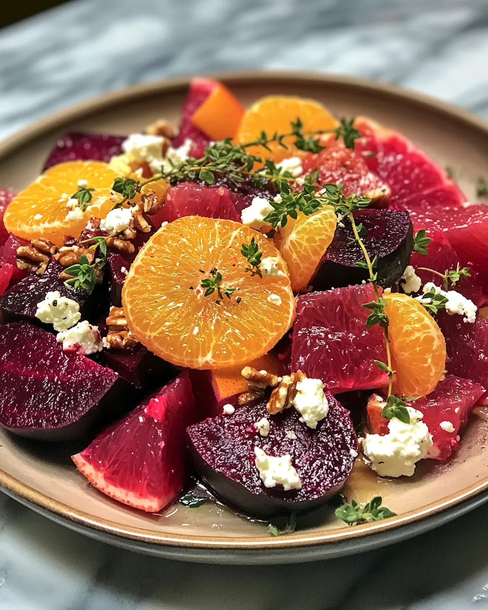 Vibrant Roasted Beet & Citrus Bliss for Any Meal