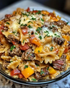 Creamy Steak & Sweet Onion Bell Pepper Bowties 12 0 3 36 1