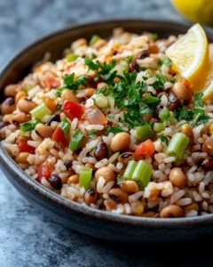 Cajun Black Eyed Pea Rice Bowl Everyone Will Love 34 0 3 56