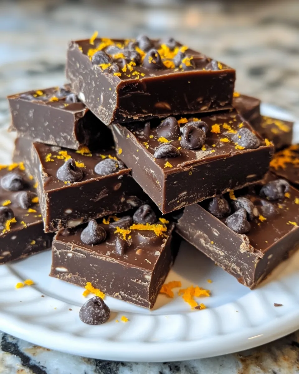 The Best Chocolate Orange Zest Fudge Recipe