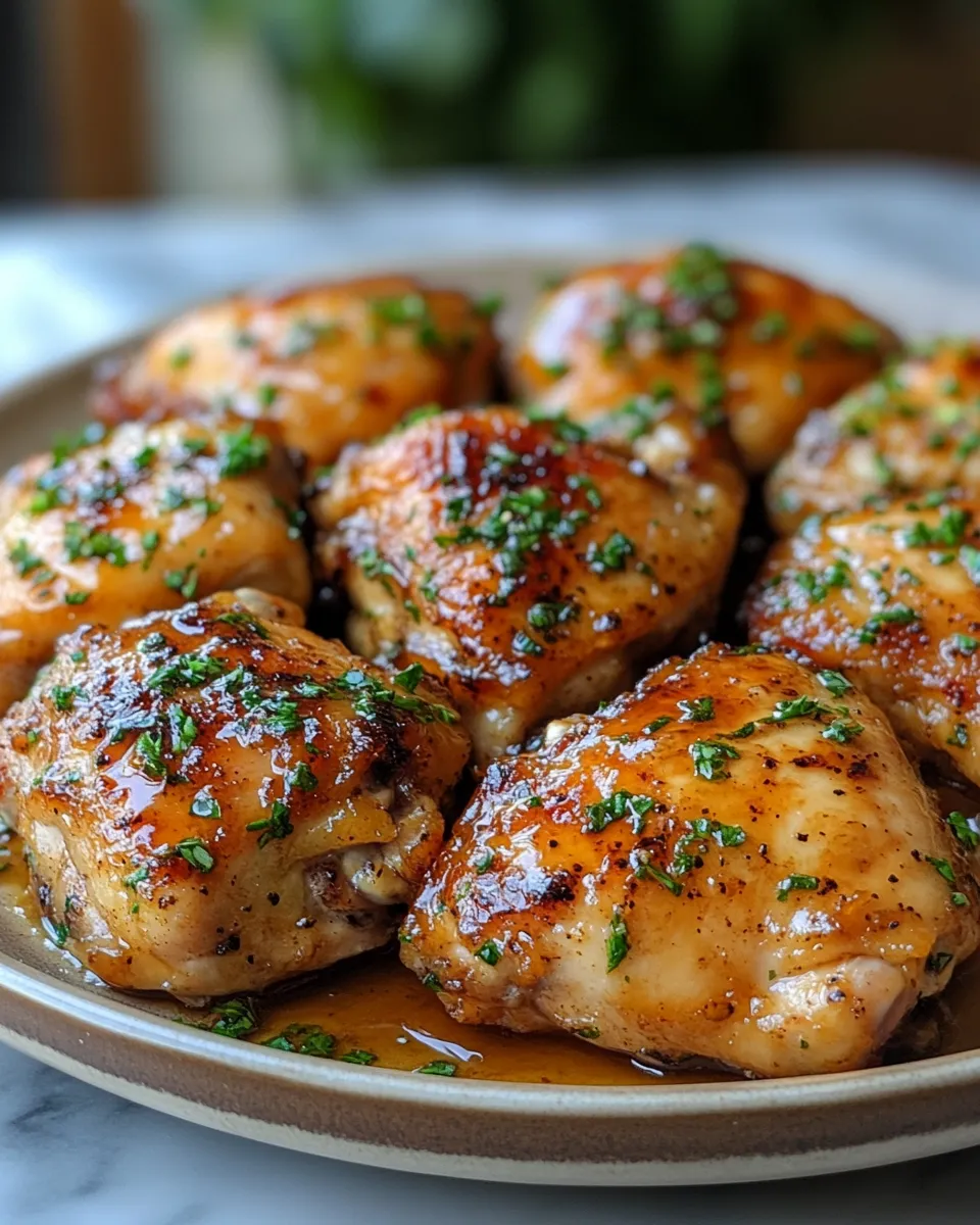 The Best Sticky Baked Chicken Thighs You’ll Ever Try
