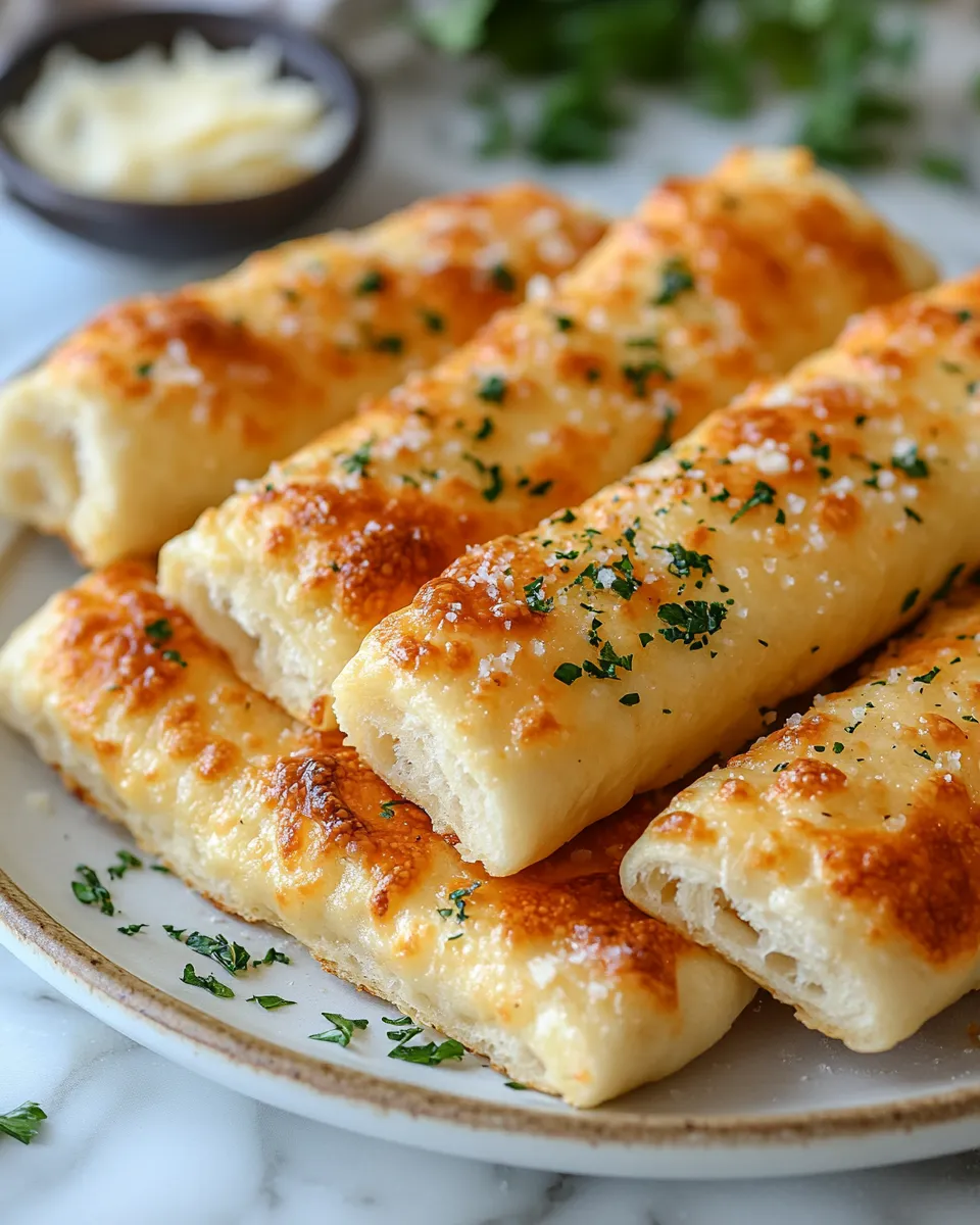 Cheesy Breadsticks EVERYONE Devours!